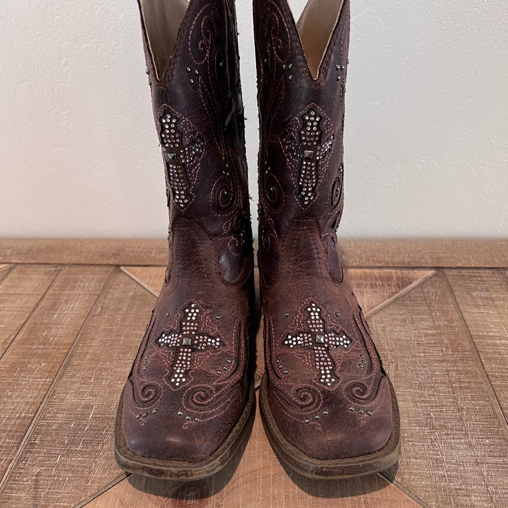 Girls Roper Boots size 1